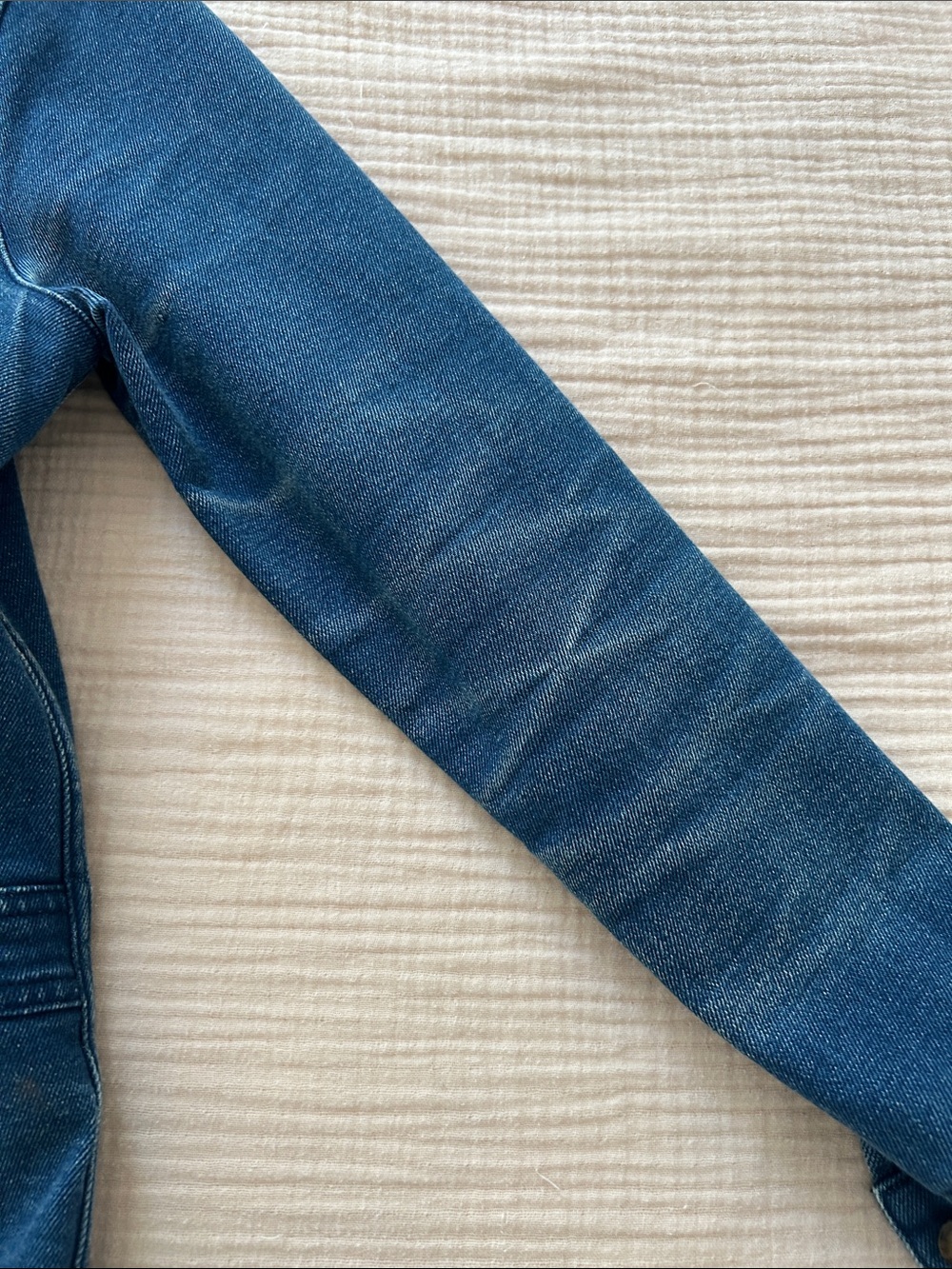 Sezane Will Denim Button-Front Jacket - Picture 5 of 6